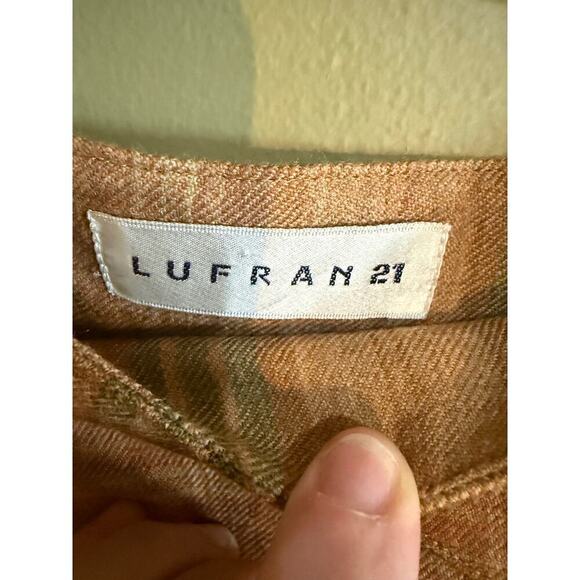 Lufran 21 wool blend plaid lined skirt size M NWOT - Picture 3 of 10